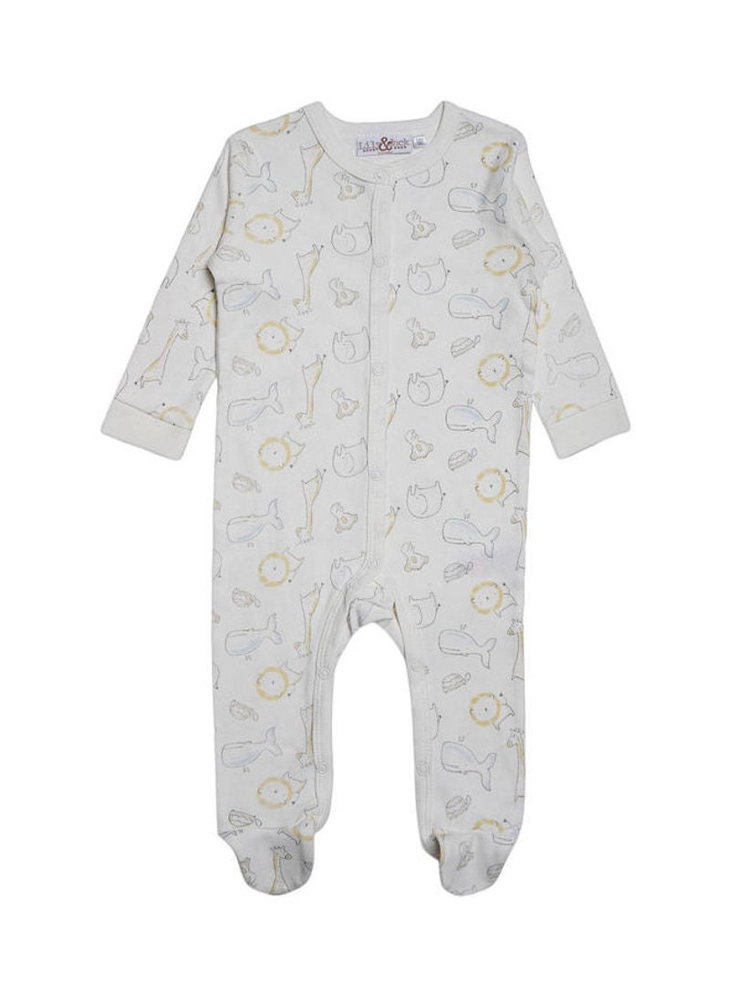 lily and jack - 5 Piece Baby Combo Set Cream - Image 1