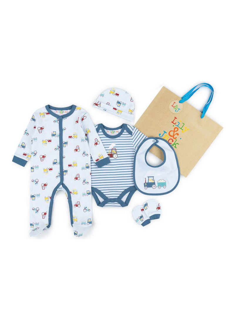 lily and jack - 5 Piece Infant Combo Set Baby Blue - Image 1