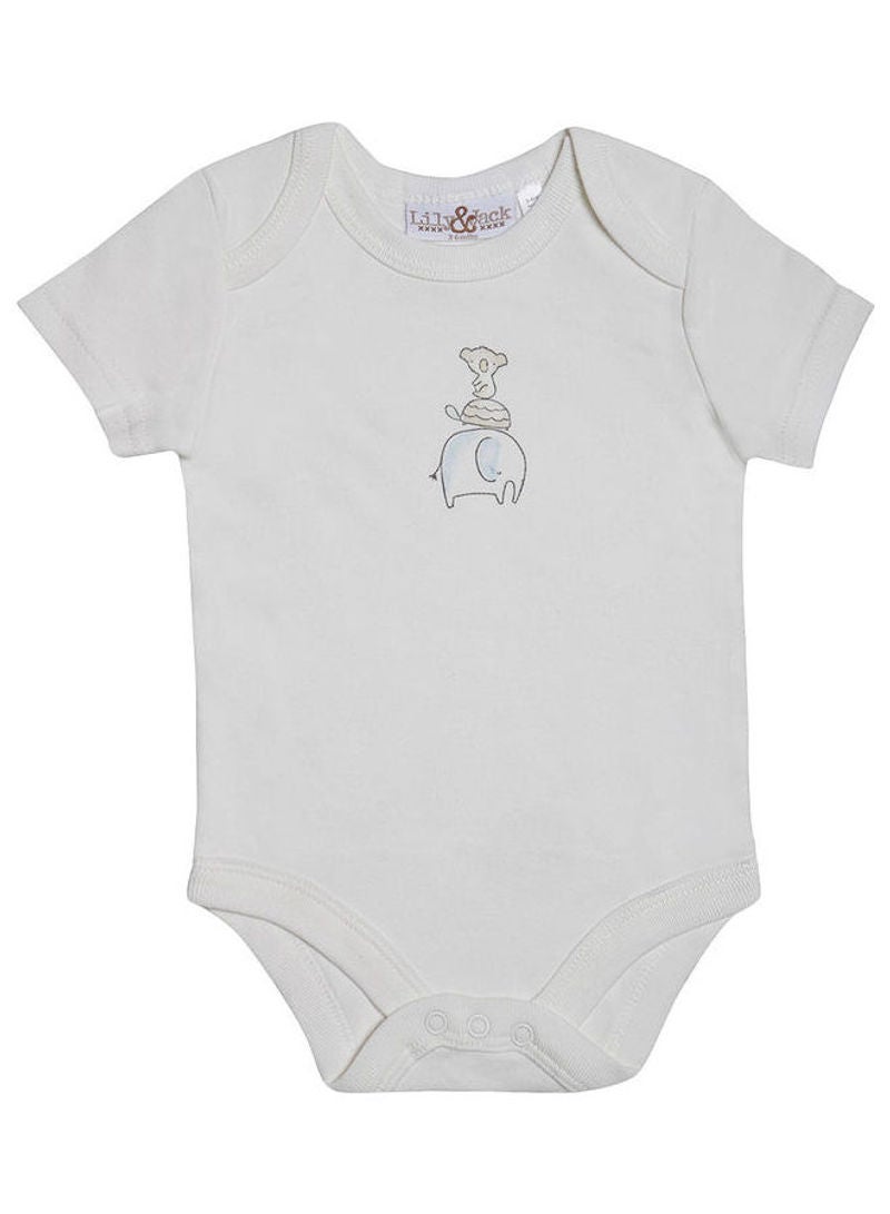 lily and jack - 5 Piece Baby Combo Set Cream - Image 1