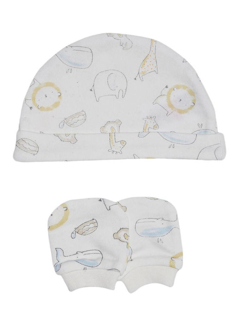 lily and jack - 5 Piece Baby Combo Set Cream - Image 1