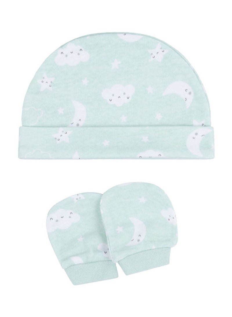 بونجور بيبي 5 Piece Baby Combo Set Mint - Image 2