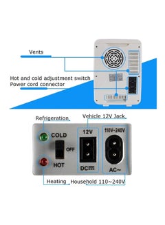 2-In-1 Mini Refrigerator And Heater 10.0 L CZBX01MAA White - v1636888007/N51668873A_3