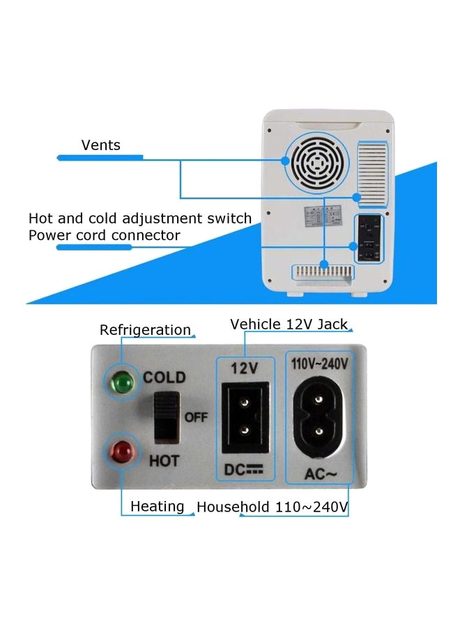 Cool Baby 2-In-1 Mini Refrigerator And Heater 10.0 L CZBX01MAA White  - Image 3