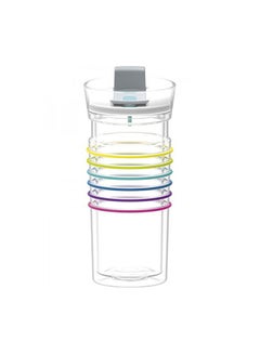 Zak Designs Hydra Trak Double Wall Tumbler Transparent 480ml  - Image 1