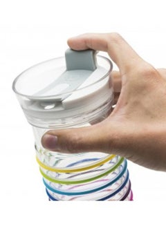 Zak Designs Hydra Trak Double Wall Tumbler Transparent 480ml  - Image 2