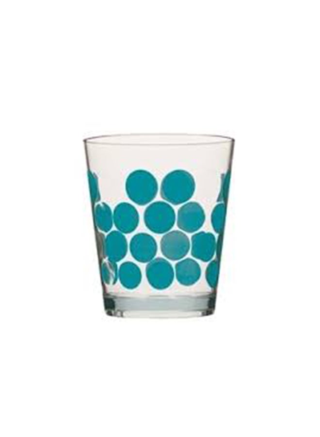 Zak Designs Dot Dot Tumbler Blue/Clear 400ml 