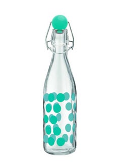 Zak Designs Dot Dot Design Water Bottle Green/Clear  - Image 1