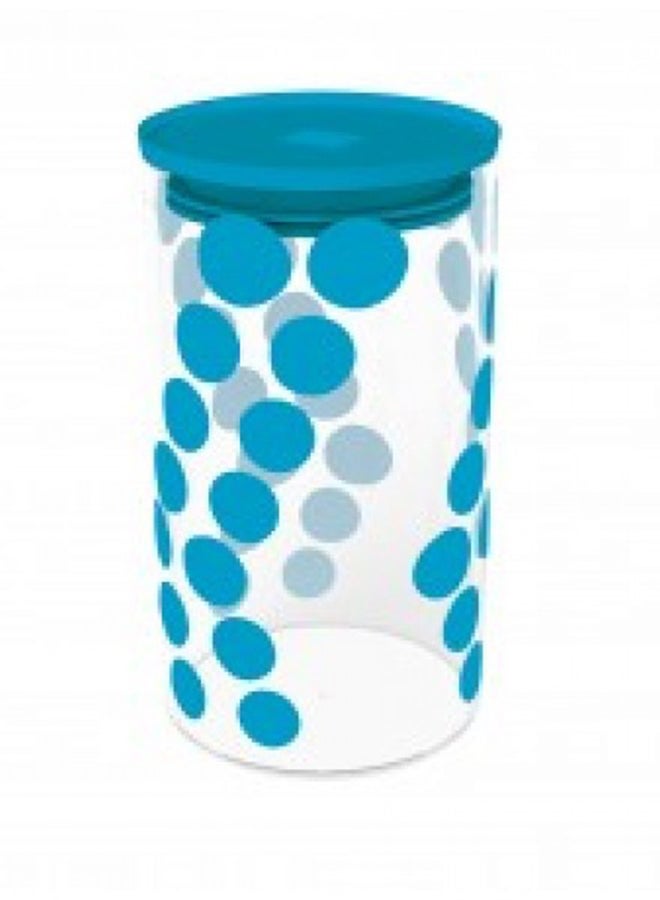 Zak Designs Dot Dot Design Storage Jar Blue 