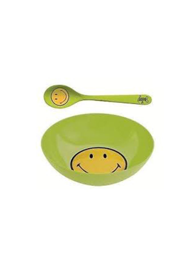 زاك ديزاينز طقم فواصل سطر مزخرف مبتسم أخضر/أصفر 17سم - Image 1