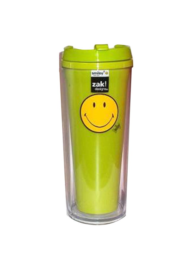 زاك ديزاينز كوب صغير للمشروبات الساخنة بتصميم وجه مبتسم أخضر - Image 2
