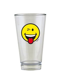 Zak Designs Smiley Wink Tumbler Clear/Yellow 13x8x8cm 