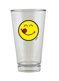 Zak Designs Yummy Smiley Tumbler Clear/Yellow  - Image 1