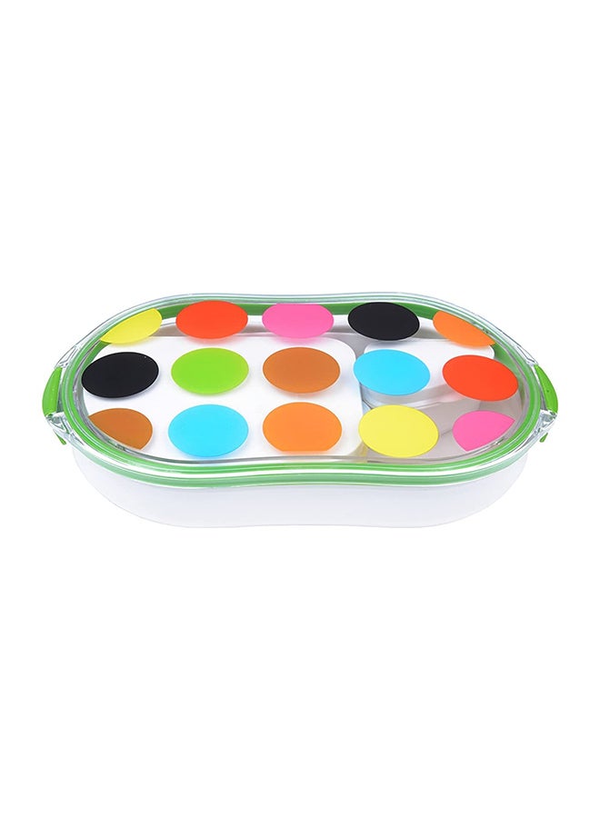 FRench Bull Multi Dot Lunch Box Multicolour 28x28cm  - Image 3