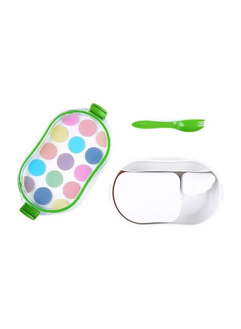 Multi Dot Lunch Box Multicolour 28x28cm
