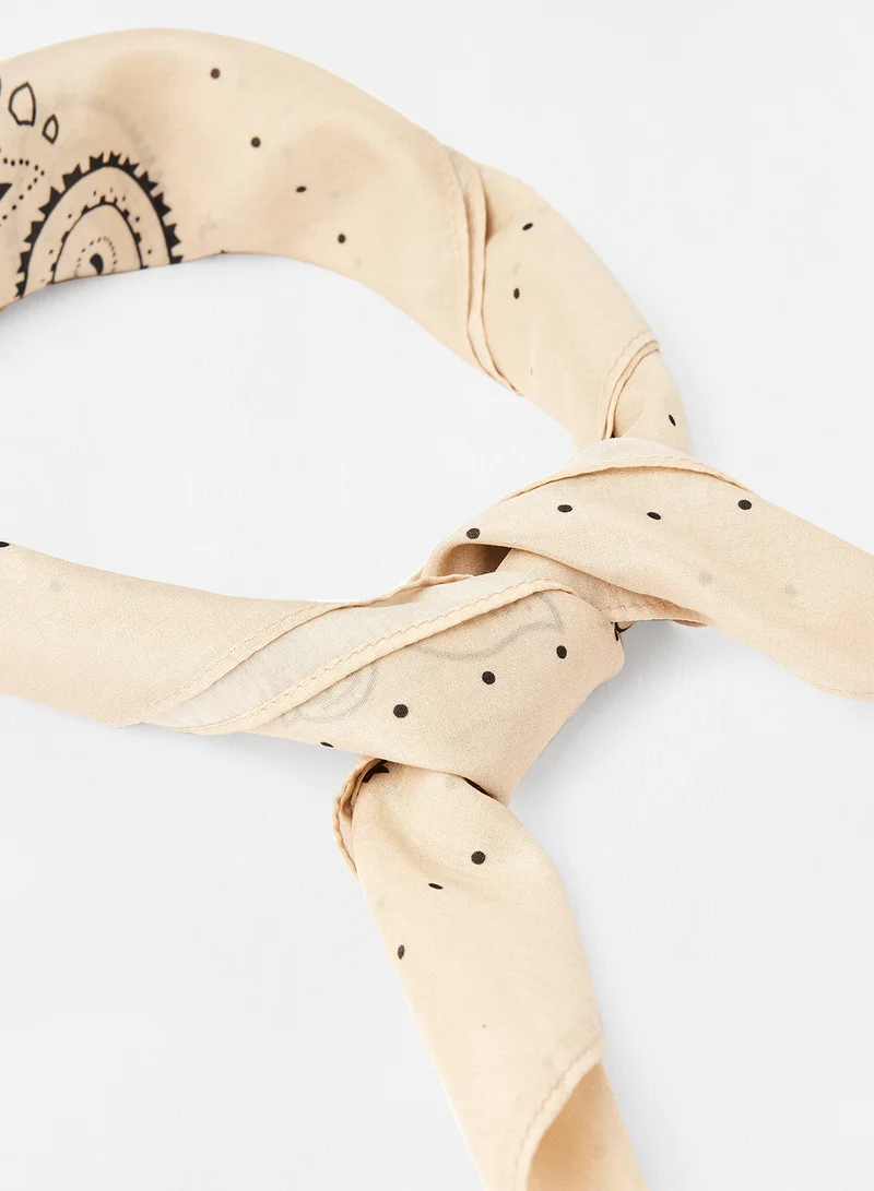 Levi's Patterned Bandana Beige