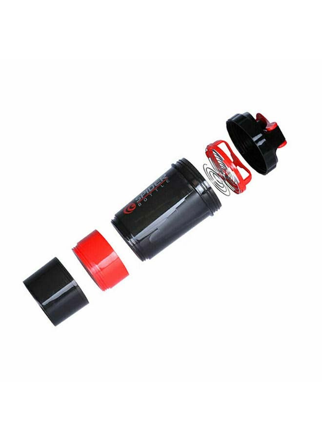 H PRO Protein Shaker Sports Water Bottle With Non Slip 3 Layer Twist Off 3oz Cups With Pill Tray, Leak Proof Shake Bottle Mixer and Protein Powder Shake Cup With Storage 0.5kg  - Image 5