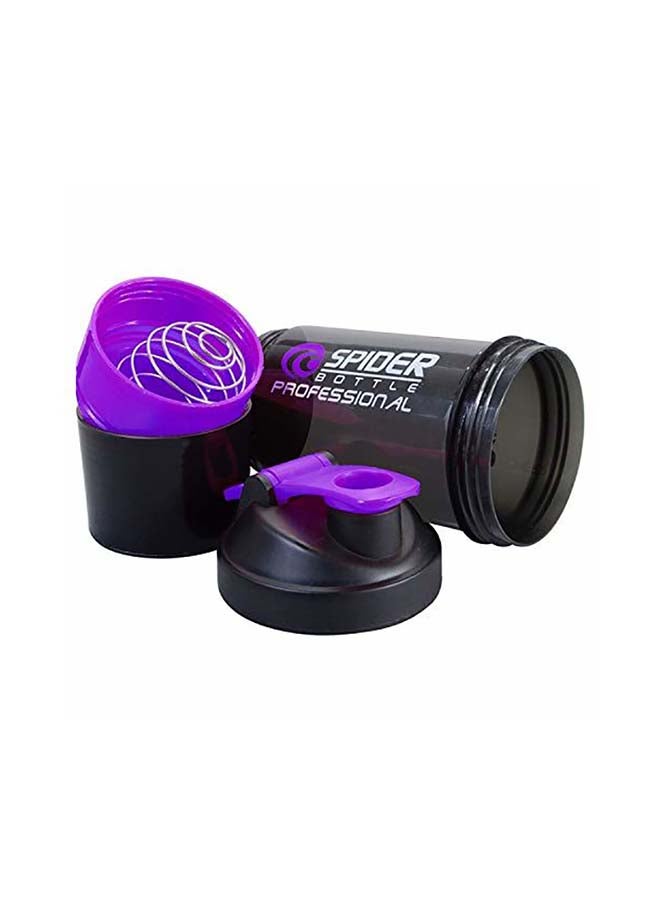 H PRO Protein Shaker Sports Water Bottle With Non Slip 3 Layer Twist Off 3oz Cups With Pill Tray, Leak Proof Shake Bottle Mixer and Protein Powder Shake Cup With Storage 0.5kg - Image 3