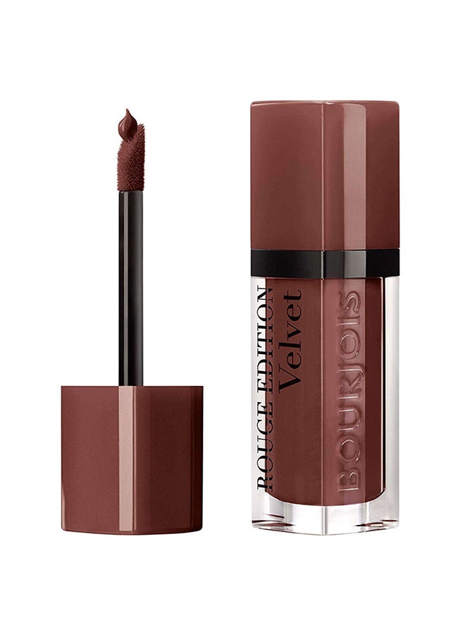 BOURJOIS PARIS Rouge Edition Velvet Liquid Lipstick, 7.7 ml - 0.26 fl oz 33 Brun’Croyable  - Image 1