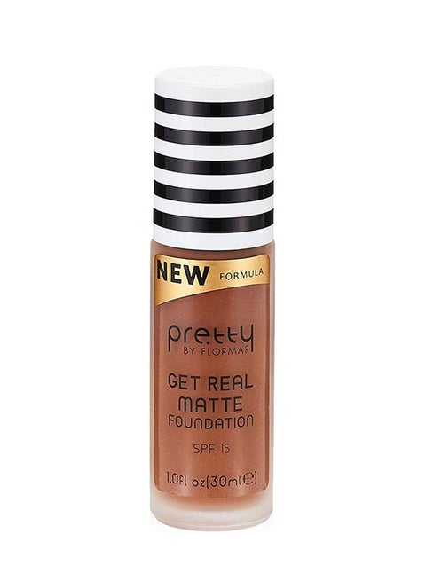 Get Real Matte Foundation Dark Caramel 014