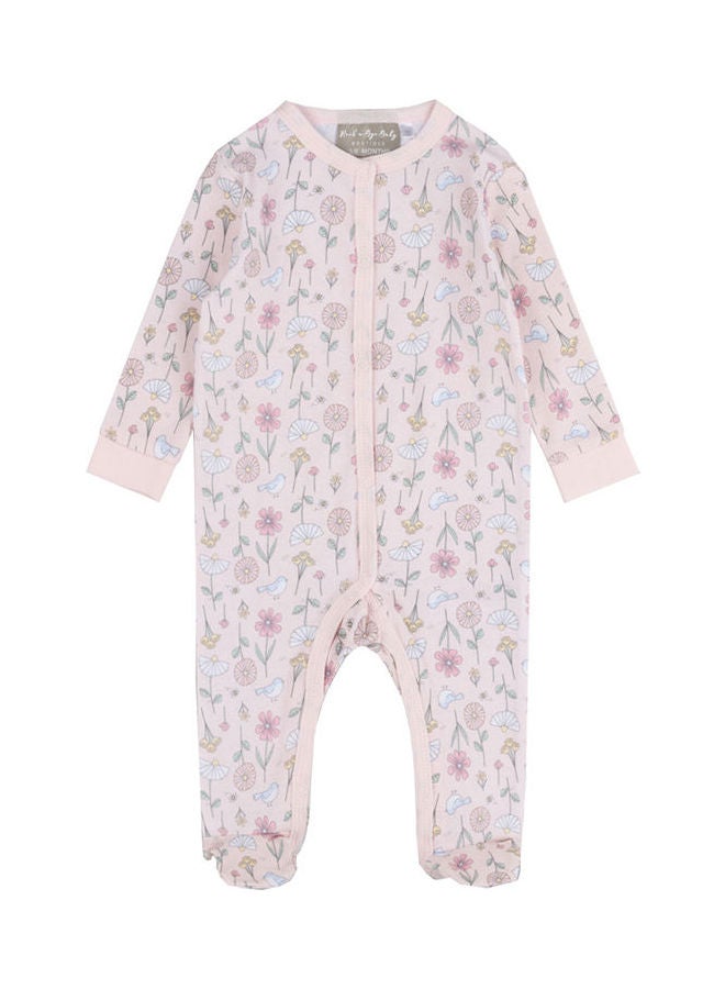 Rock-A-Bye Baby Boutique - 5 Piece Infant Combo Set Baby Pink - Image 1
