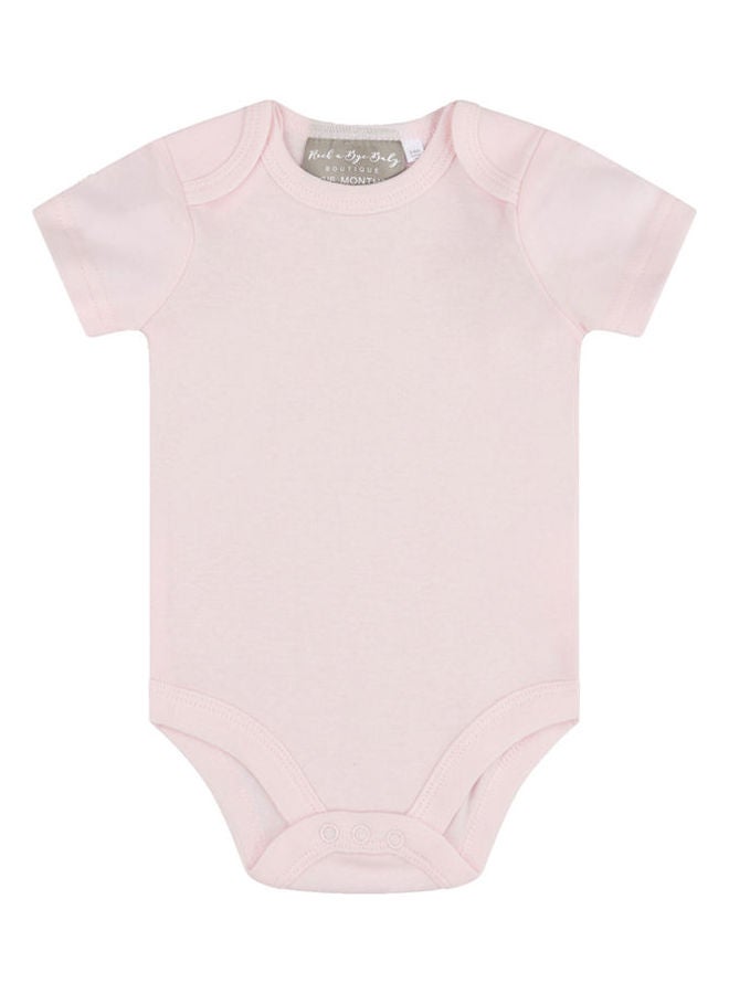 Rock-A-Bye Baby Boutique - 5 Piece Infant Combo Set Baby Pink - Image 1