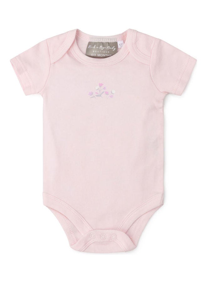 Rock-A-Bye Baby Boutique - 5 Piece Infant Combo Set Baby Pink - Image 1