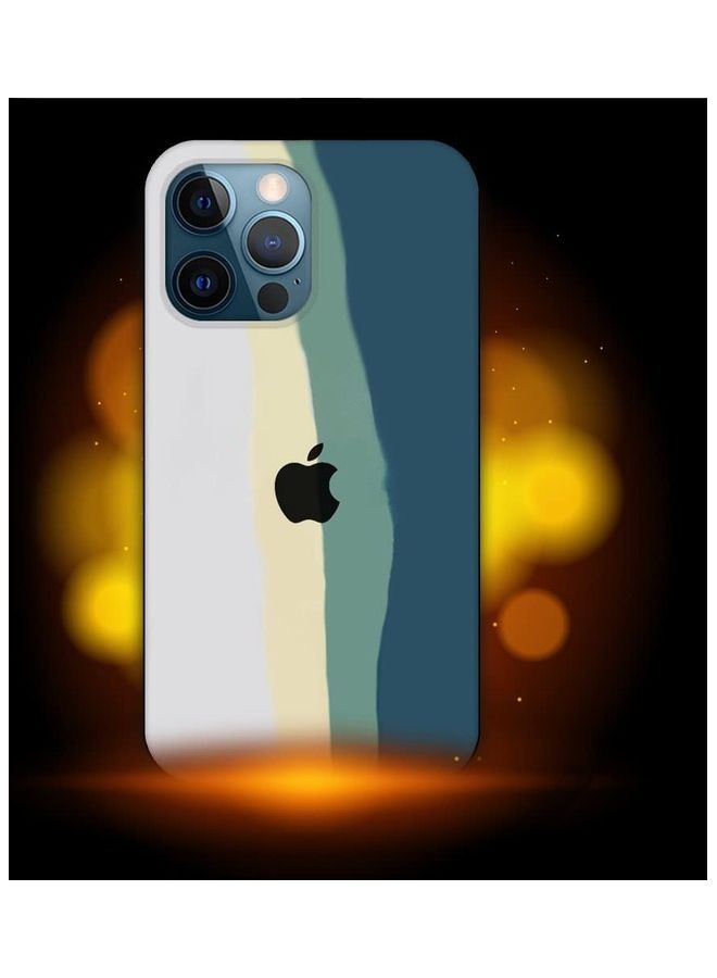 MARGOUN Silicone Case Cover For iphone 13 Pro Max Green/Blue/White - Image 3