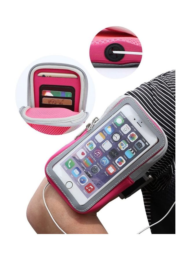 Sports Waterproof Armband For Smartphone Pink - Image 3