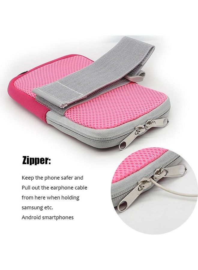 Sports Waterproof Armband For Smartphone Pink - Image 4