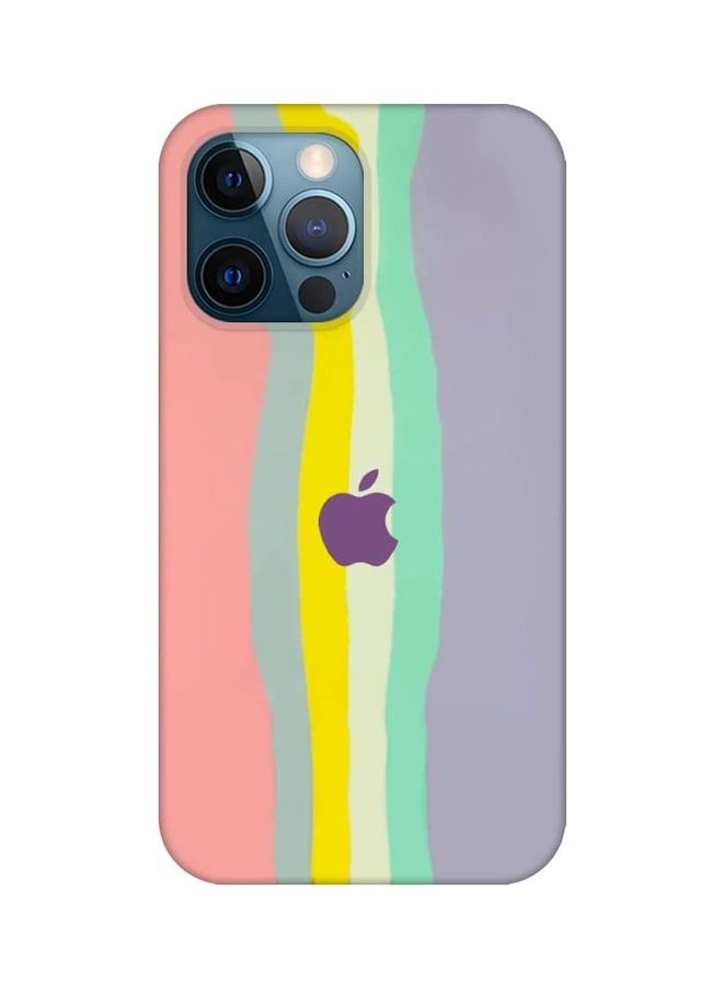 مارجون غطاء حماية من السيليكون بألوان قوس قزح لهاتف آيفون 13 برو متعدد الألوان - Image 1