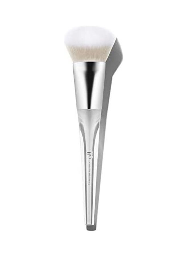 e.l.f. Precision Airbrush Blender Brush Silver  - Image 1