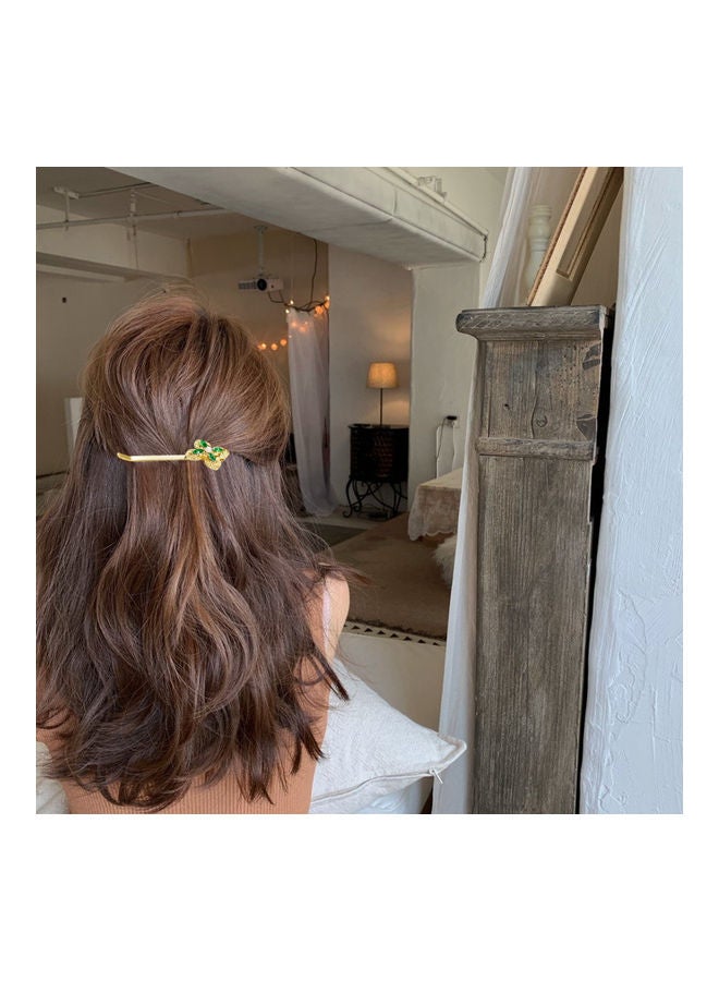 AIWANTO - Alissa Rhinestone Flower Hair Clips - Image 1