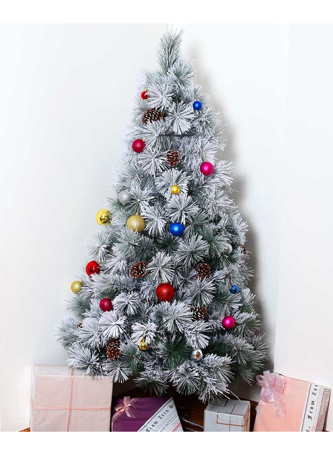 Artificial Snow Christmas Tree Grey/Green - v1636910231/N40859179A_4