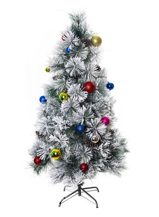 Artificial Snow Christmas Tree Grey/Green - v1636910231/N40859179A_5
