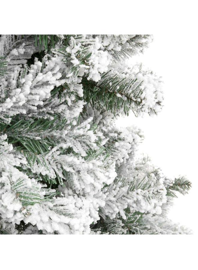 Yatai - Artificial Snow Christmas Tree White/Green 1.8meter - Image 1