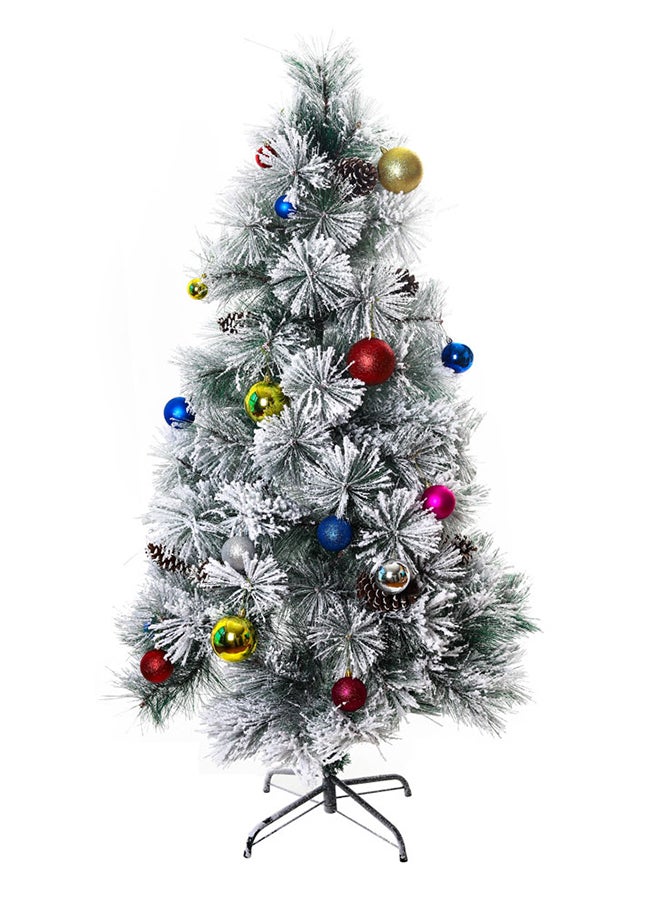 Yatai - Artificial Snow Christmas Tree White/Green 1.8meter - Image 1