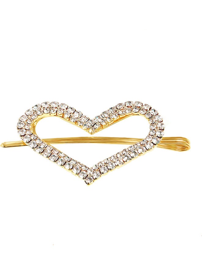 AIWANTO Alissa Heart Rhinestone Hair Clips  - Image 1