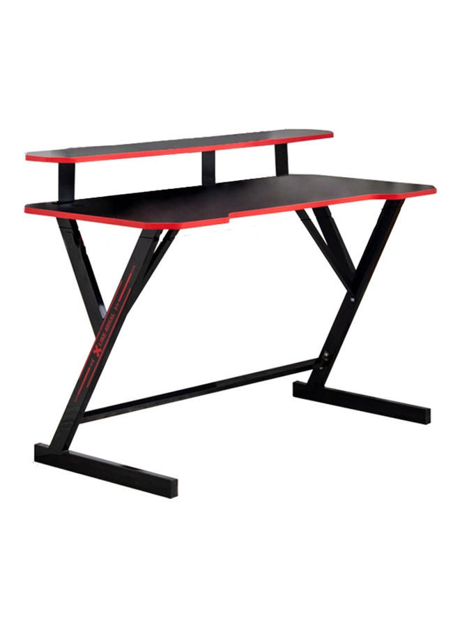 عربست - Gaming Computer Desk With Removable Monitor Stand Black 47.2x29.1x21.1inch - Image 1
