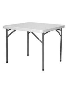 Simple Foldable Table White 86 x 86 x 74cm