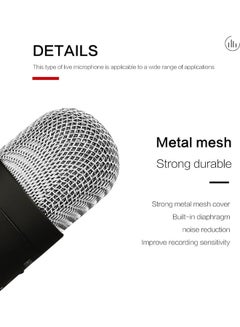 Generic USB Microphone Computer PC Mic Cardiod Pick-Up Condenser with Stand Black  - Image 3