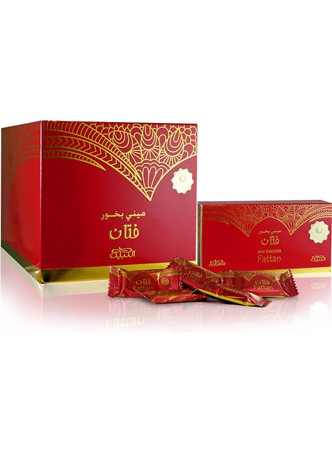 Nabeel Mini Bakhoor Fattan 36 Grams Red - Image 1