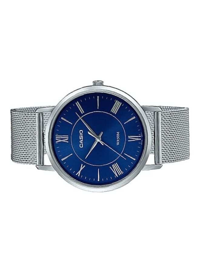 كاسيو ساعة دريس بعقارب وسوار شبكي للرجال - Image 3