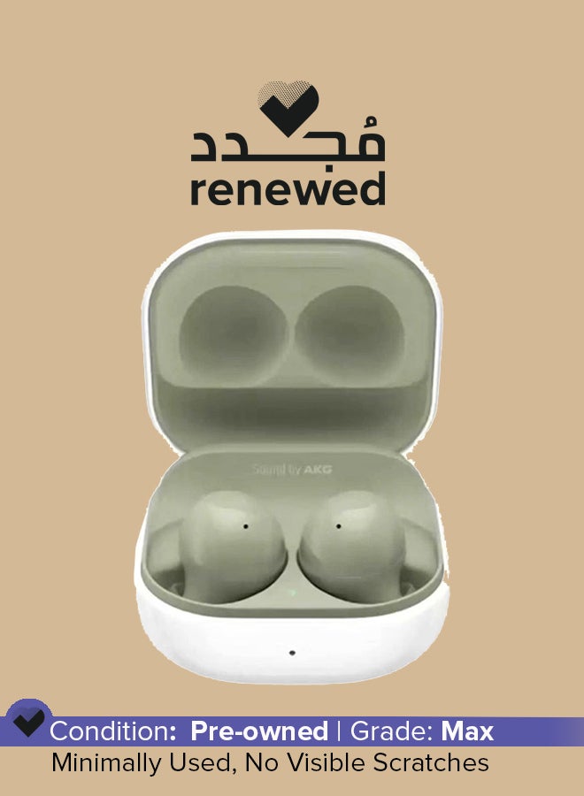Samsung Renewed - Galaxy Buds 2 In-Ear Truewireless Headphones Olive - Image 1