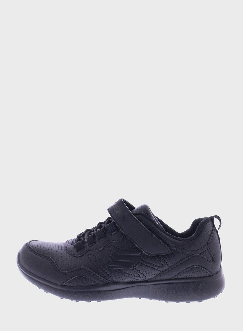 SKECHERS Kids Microstrides School Sports Shoes Black  - Image 2