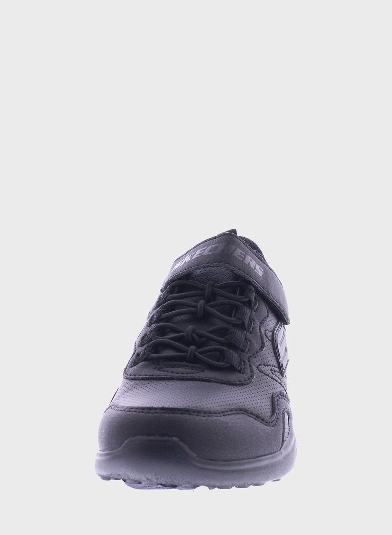 SKECHERS Kids Microstrides School Sports Shoes Black  - Image 3