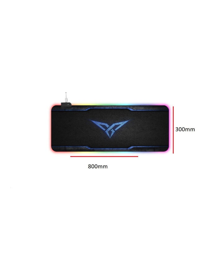 HXSJ Gaming RGB Keyboard Mouse Pad 80x30centimeter Logo 2 -wired  - Image 2