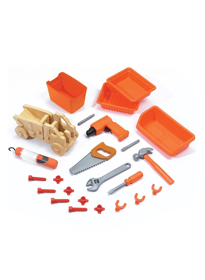 Step2 Handyman Workbench For Kids Orange 90x92x33cm  - Image 2