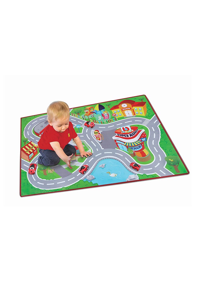BB Junior Ferrari - Junior City Playmat multicolour 100x70cm - Image 3