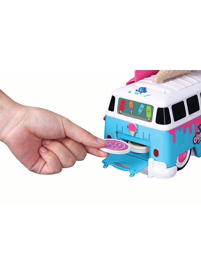 BB Junior Volkswagen Magic Ice Cream Bus Multicolour 33.02x18.42x20.96cm  - Image 4