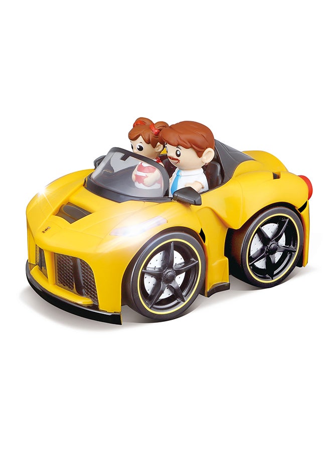 BB Junior Ferrari Poppin Drivers Pop Toy yellow 18.42x13.34x17.78cm - Image 3